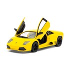 Машина металлическая Lamborghini Murcielago LP640, масштаб 1:36, открываются двери, инерция, цвет жёлтый - Фото 4