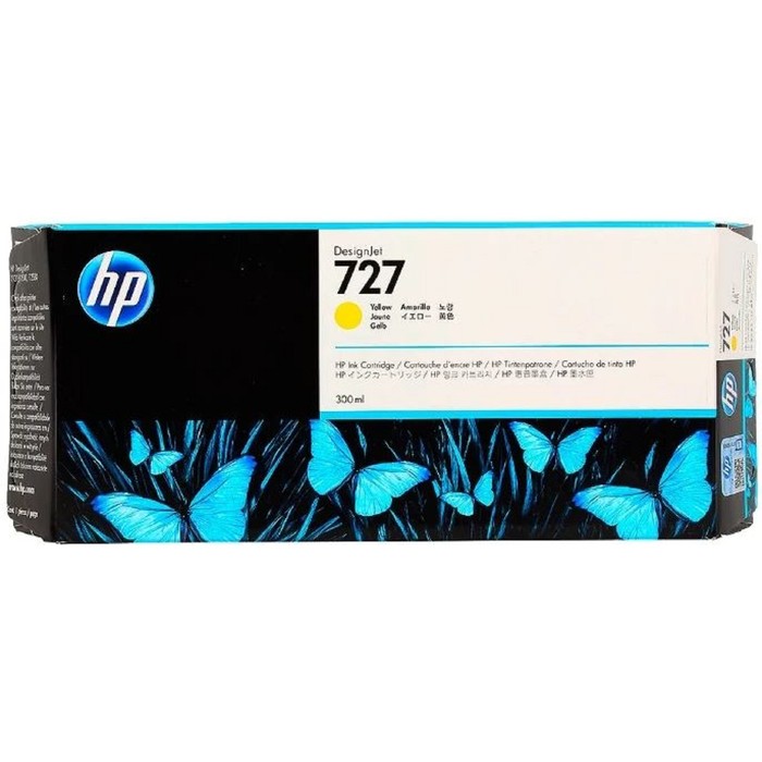 Картридж струйный HP 727 F9J78A желтый для HP DJ T1500/T1530/T2500/T2530/T920/T930 (300мл) - фото 51296683 Картридж струйный HP 727 F9J78A желтый для HP DJ T1500/T1530/T2500/T2530/T920/T930 (300мл) - фото 51296683