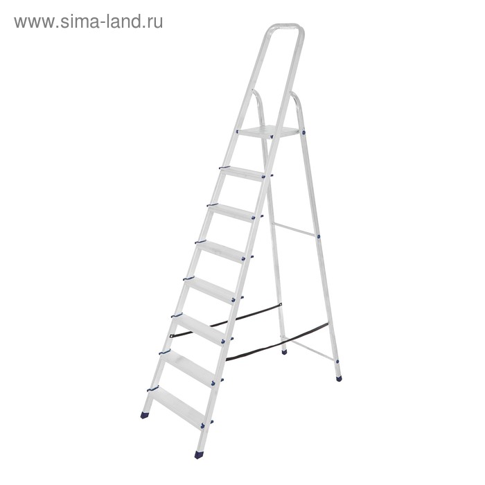 Стремянка ТУНДРА, алюминиевая, 8 ступеней, 1660 мм - Фото 1