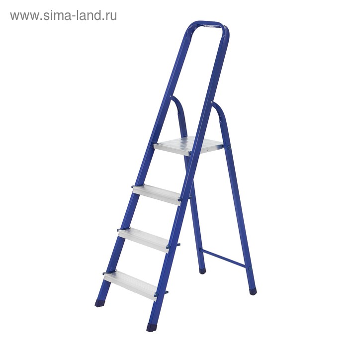 Стремянка ТУНДРА, металлическая комбинированная, 4 ступени, 820 мм - Фото 1