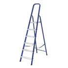 Стремянка ТУНДРА, металлическая комбинированная, 6 ступеней, 1240 мм - Фото 1