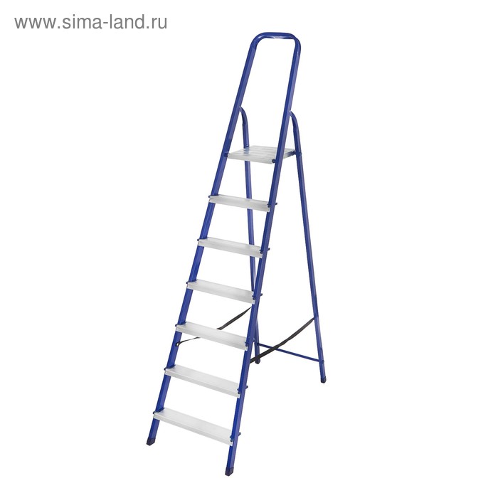 Стремянка ТУНДРА, металлическая комбинированная, 7 ступеней, 1450 мм - Фото 1