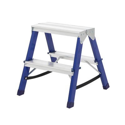 Стремянка ТУНДРА, комбинированная, двухсторонняя, 2 ступени, 440 мм