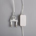 Гирлянда "Нить" 4.5 м с деревянными насадками "Шар с оленем", IP20, прозрачная нить, 20 LED, свечение тёплое белое, фиксинг, 220 В - Фото 5