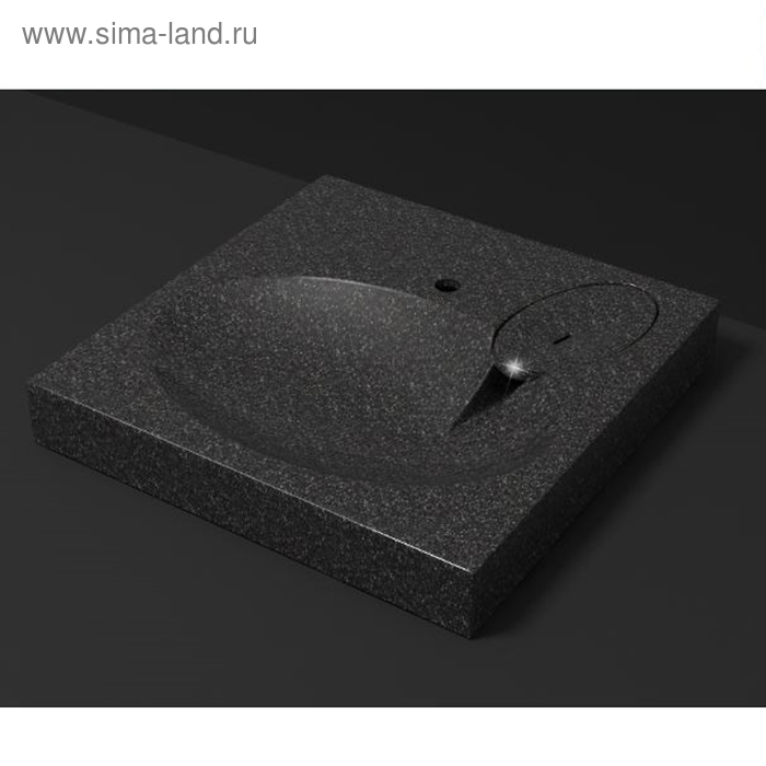 Раковина Мэйси V5Q4 (черн) Granit с кронштейном V5 арт. П10685 (4533691 ...
