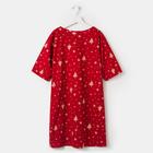 Сорочка женская MINAKU "Ёлки", размер 56, цвет красный - Фото 6