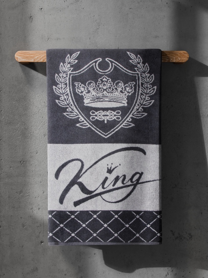Полотенце махровое Этель King, 50×90 см, 100% хлопок, 420 г/м² - Фото 1