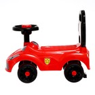 Толокар - пушкар детский «Ночной гонщик. Машинка», звуковые эффекты, цвет красный - Фото 9