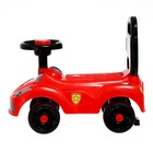 Толокар - пушкар детский «Ночной гонщик. Машинка», звуковые эффекты, цвет красный - Фото 8