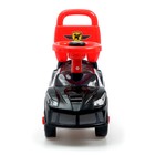 Толокар - пушкар детский «Ночной гонщик. Машинка», звуковые эффекты, цвет черный - Фото 5