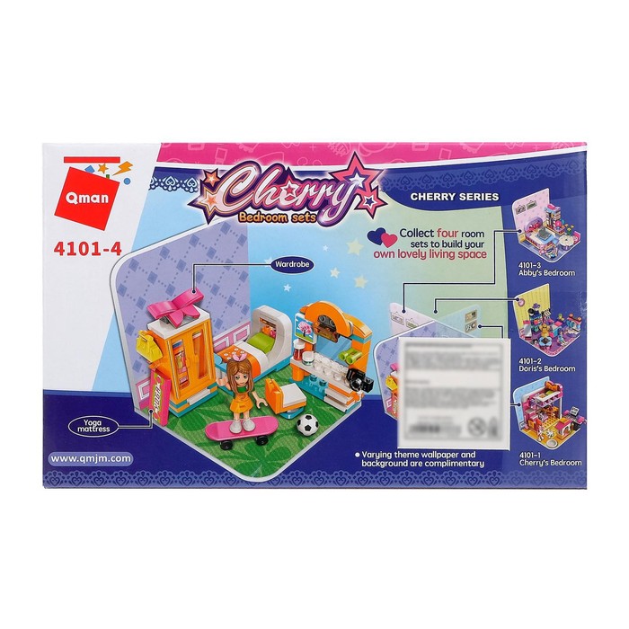 Конструктор «Девчонки», 4 вида МИКС 46275