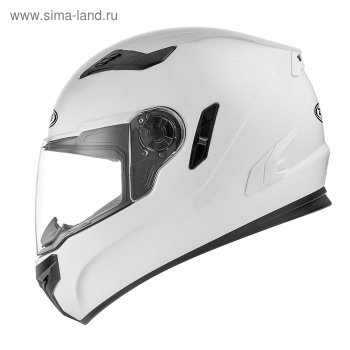 Шлем интеграл ZS-813A, глянцевый, белый, M - Фото 1