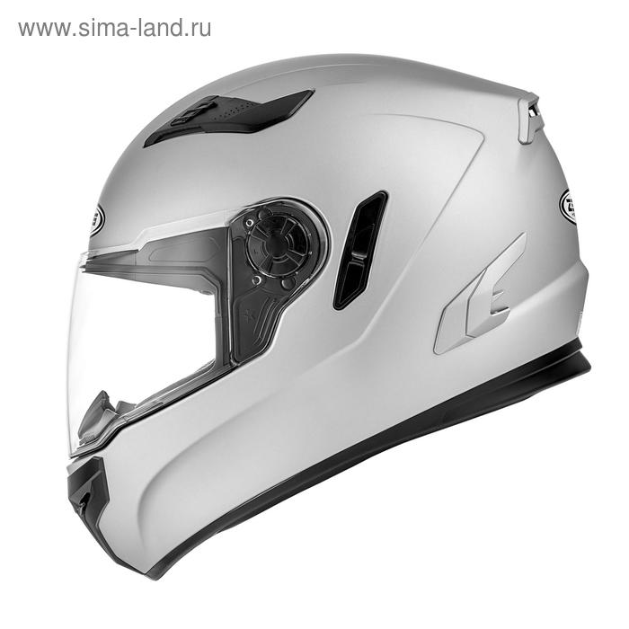 Шлем интеграл ZS-813A, матовый, серый, S - Фото 1