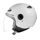 Шлем открытый ZS-210B, глянцевый, белый, M - Фото 1