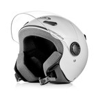 Шлем открытый ZS-210B, глянцевый, белый, M - Фото 3