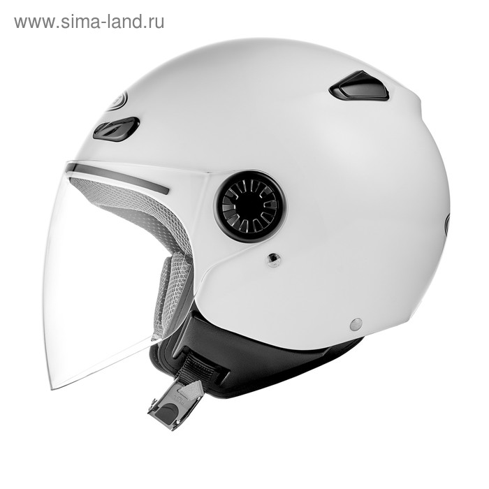 Шлем открытый ZS-210B, глянцевый, белый, XS - Фото 1