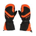 Зимние рукавицы "Бобер", размер L, чёрные, оранжевые - фото 298261319