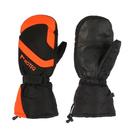 Зимние рукавицы "Бобер", размер M, чёрные, оранжевые - Фото 2
