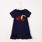 Платье для девочки, цвет синий, рост 104 см 4705725