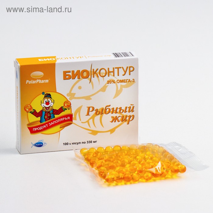Рыбный жир, капсулы 330 мг - Фото 1