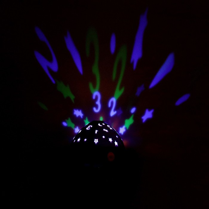 Музыкальный ночник-проектор «Звёздное небо», звуковые и световые эффекты - фото 1896780707