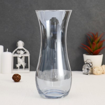 Ваза «Голубое небо», d=10.5 см, h=25.5 см, стекло