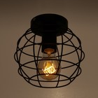 Люстра «Нола» 1×60 Вт E27 черный 18×18×14 см BayerLux - Фото 3