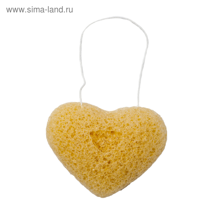 Губка-спонж Bradex «Конняку», с экстрактом куркумы