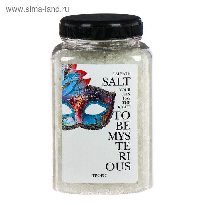 Dr.Aqua Соль морская природная для ванн Райское наслаждение 0.7 кг, ПЭТ/банка - Фото 1