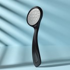 Тёрка для ног, лазерная, двусторонняя, 20,5 см, цвет чёрный - Фото 1