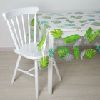 Клеёнка ПВХ Доляна «Тропики», ширина 137 см, толщина 0,07 мм, рулон 30 метров - Фото 2