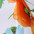 Клеёнка на стол Доляна «Цветочное поле», на нетканой основе, ширина 137 см, толщина 0.8 мм, рулон 20 м - Фото 4