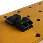 Верстак-тиски ТУНДРА, складной, 605×635×780 мм, профиль 25×25 мм, нагрузка до 100 кг - Фото 3