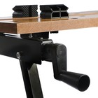 Верстак-тиски ТУНДРА, складной, 605×635×780 мм, профиль 25×25 мм, нагрузка до 100 кг - Фото 5