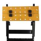 Верстак-тиски ТУНДРА, складной, 605×635×780 мм, профиль 25×25 мм, нагрузка до 100 кг - Фото 10