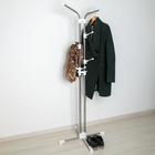 Вешалка - стойка для одежды, 60×60×120 см, цвет серебристый - Фото 2