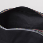Сумка хозяйственная, отдел на молнии, с увеличением, наружный карман, длинный ремень, цвет чёрный - Фото 5
