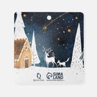 Брошь новогодняя «Олень» заснеженные рога, цвет белый в серебре - Фото 4