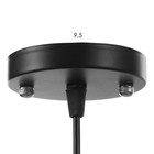 Светильник BayerLux «Цветок» 1×40 Вт E27 черный 20×20×120 см - Фото 5