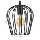 Светильник BayerLux «Цветок» 1×40 Вт E27 черный 20×20×120 см - Фото 6