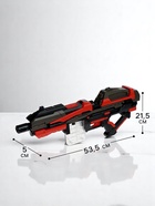 Автоматический бластер RAMPAGE, стреляет мягкими пулями, работает от батареек - Фото 2