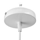 Светильник BayerLux «Адри» 1×60 Вт E27 белый 16×16×100 см - Фото 4