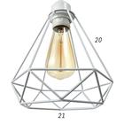 Светильник BayerLux «Адри» 1×60 Вт E27 белый 16×16×100 см - Фото 5