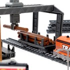 Железная дорога «Лесопилка», радиоуправление, работает от батареек, свет - фото 24110266