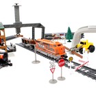 Железная дорога «Лесопилка», радиоуправление, работает от батареек, свет - фото 24110267