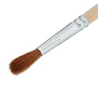 Кисть Колонок Круглая №5 (диаметр обоймы 5 мм; длина волоса 20 мм), деревянная ручка, Calligrata - фото 24051373