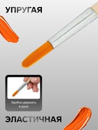 Кисть для рисования, синтетика, № 7, Calligrata, круглая, деревянная ручка - Фото 2