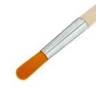 Кисть Синтетика Круглая №10 (диаметр обоймы 10 мм; длина волоса 30 мм), деревянная ручка, Calligrata - Фото 2
