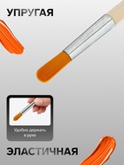 Кисть для рисования, синтетика, № 10, Calligrata, круглая, деревянная ручка - Фото 2