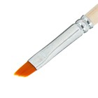 Кисть Синтетика Наклонная № 6 (ширина обоймы 6 мм; длина волоса 6/8 мм), деревянная ручка, Calligrata - Фото 2